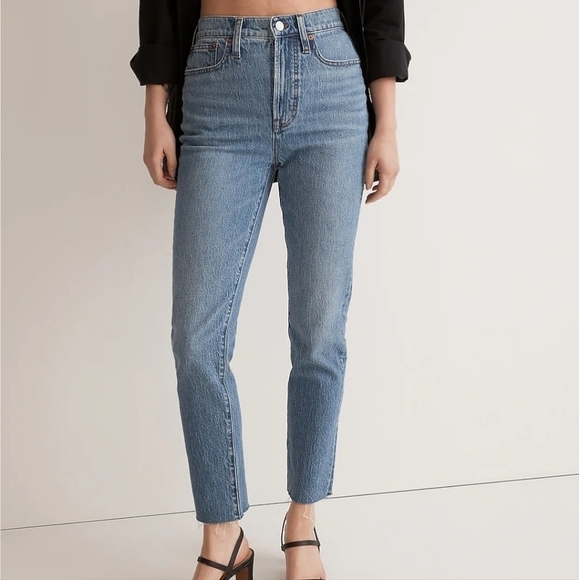 Madewell The Perfect Vintage Jean Raw Hem High-Rise Size 28 - Picture 1 of 13
